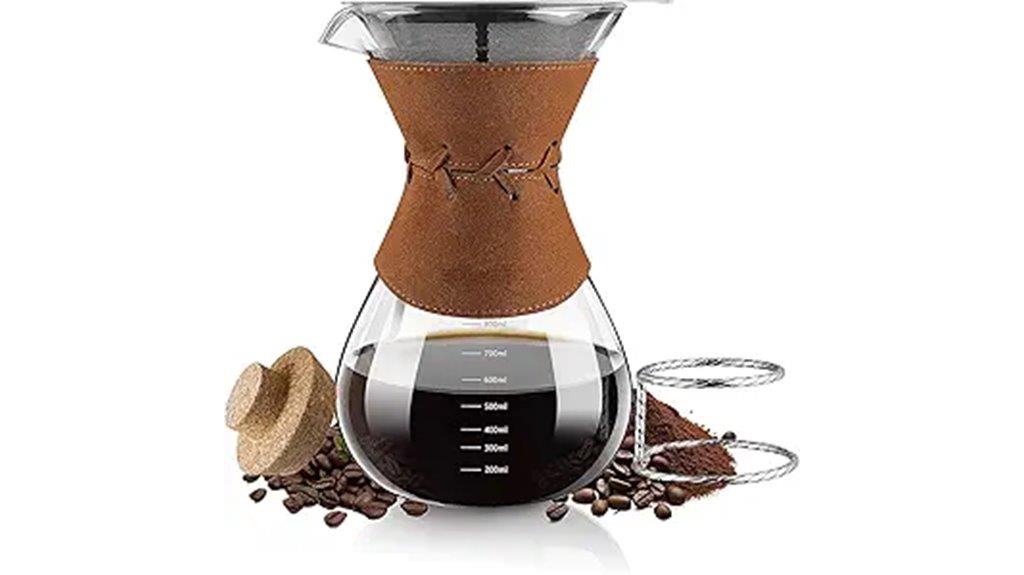 stylish functional coffee brewing