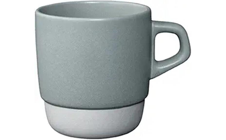 stylish functional stacked mug