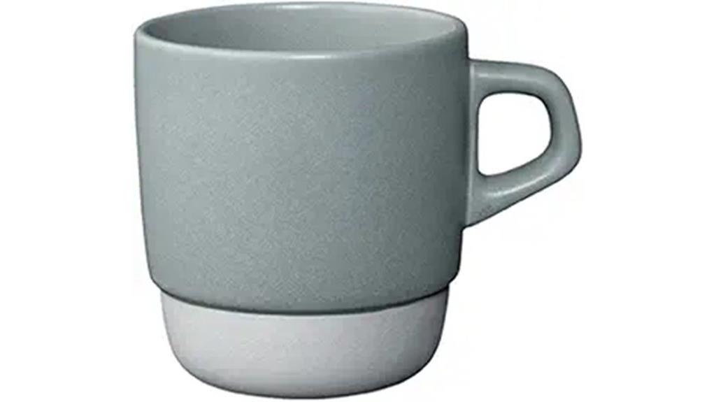 stylish functional stacked mug