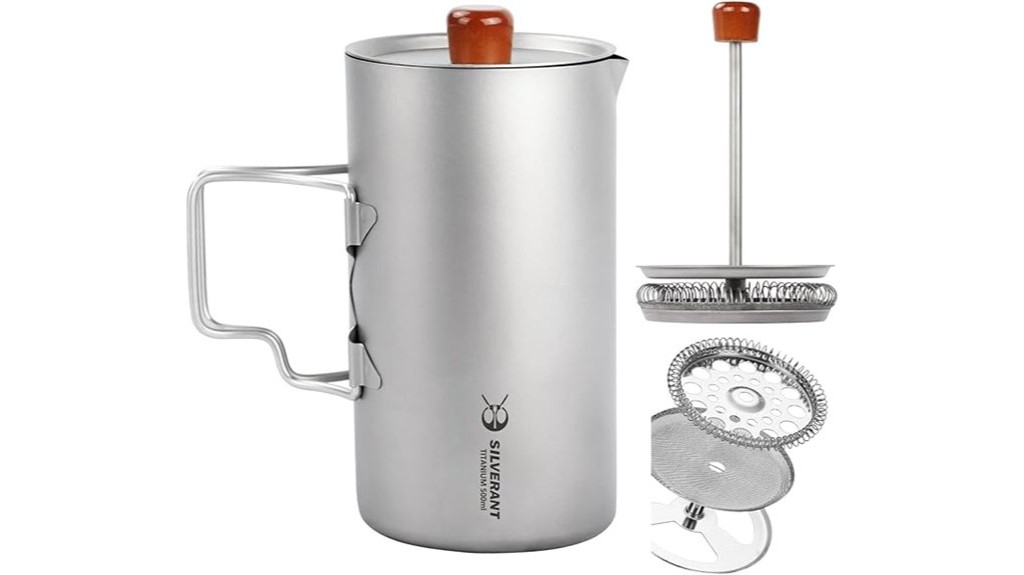titanium french press cup