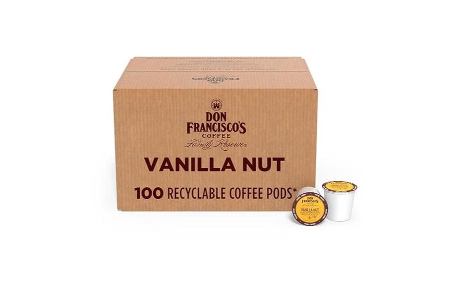 vanilla nut coffee pods