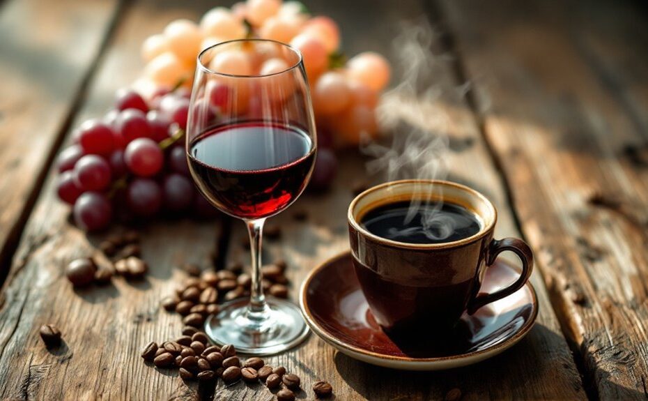 wine and coffee pairings