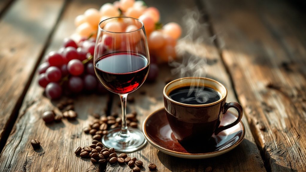 wine and coffee pairings